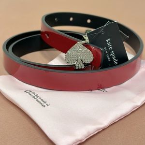 Kate Spade Red (Ripe Apple) Belt size M